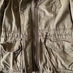 Hollister olive green jacket